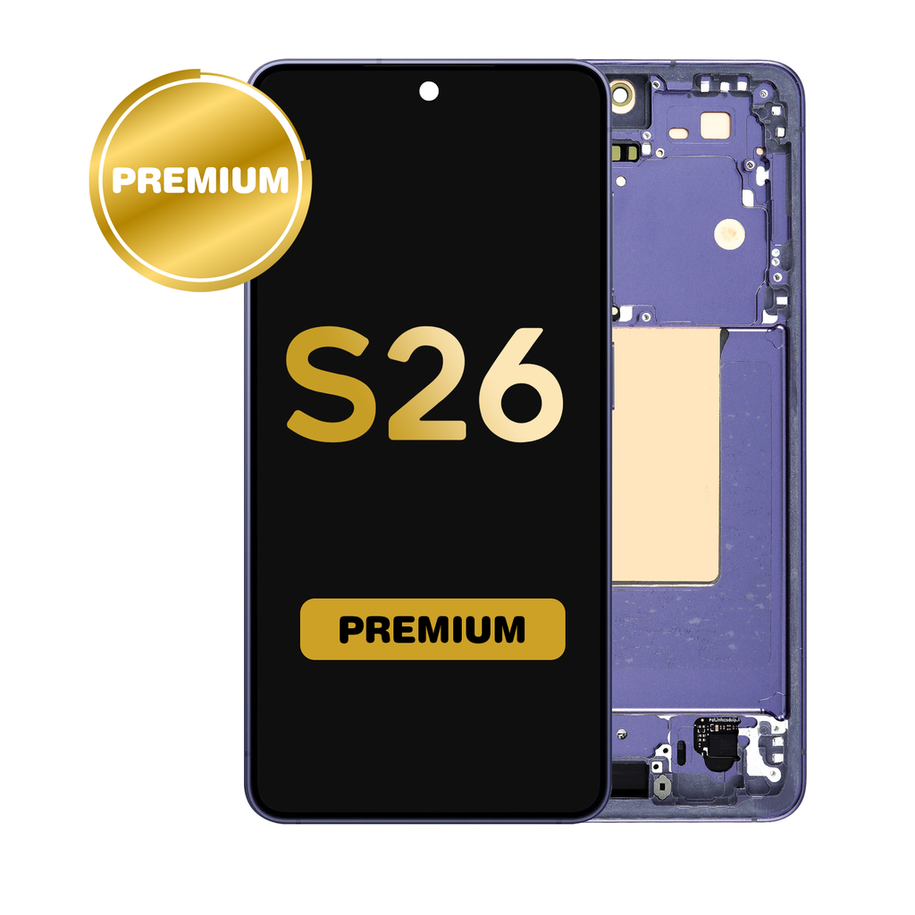 OLED Assembly for Samsung Galaxy S26 (S942) with Frame - Cobalt Violet (Premium)