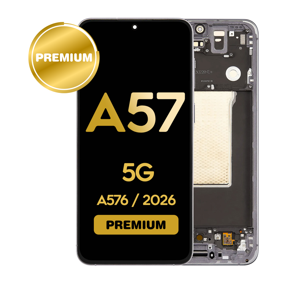 OLED Assembly for Galaxy A57 5G (A576 / 2026) with Frame -Gray (Premium)