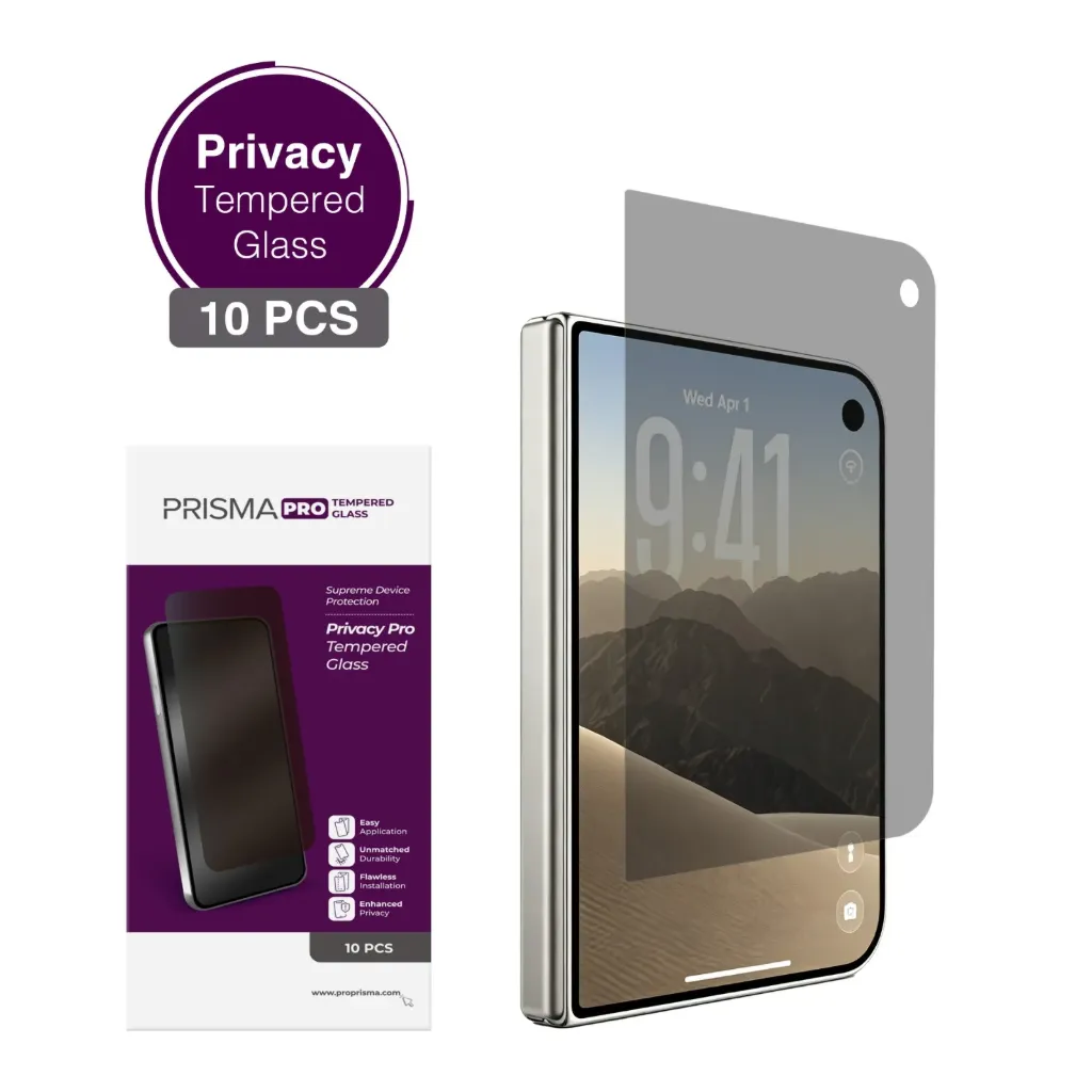 Prisma Pro Shield - Privacy Tempered Glass for iPhone Duo - (10 Pcs)
