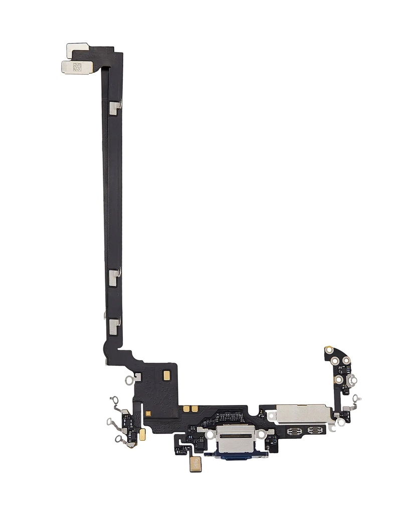Charging Port Flex Cable For iPhone 17 Pro max (Aftermarket) (US Version) (Deep Blue)