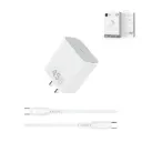 WIWU Essen Wi-G024 45W GaN Charger + USB-C Cable Combo (White)