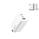 WIWU Cube Wi-G026 67W GaN Fast Charger (2x USB-C + USB-A) (White)
