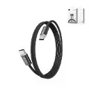 WIWU Essen Wi-C101 240W USB-C to USB-C Braided Cable 1.5m (Black)