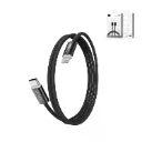 WIWU Essen Wi-C100 27W USB-C to Lightning Braided Cable 1.5m (Black)