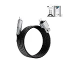 WIWU Raptor Pro Wi-C085 240W 4-in-1 A+C to C+L Cable 1.2m (2nd Gen) (Black)