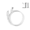 WIWU Neolink Wi-C062 27W USB-C to Lightning Silicone Cable 2m (White)