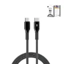 WIWU Duralink Wi-C076 27W USB-C to Lightning Braided Cable (Black)