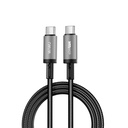 WiWU Titanlink Wi-C057 60W USB-C to USB-C Braided Cable 1m (Grey)