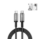 WIWU Titanlink Wi-C058 240W USB-C to USB-C Braided Cable 1.5m (Grey)