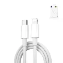 WIWU Classic Wi-C008 30W USB-C to Lightning Cable 1.2m (White)