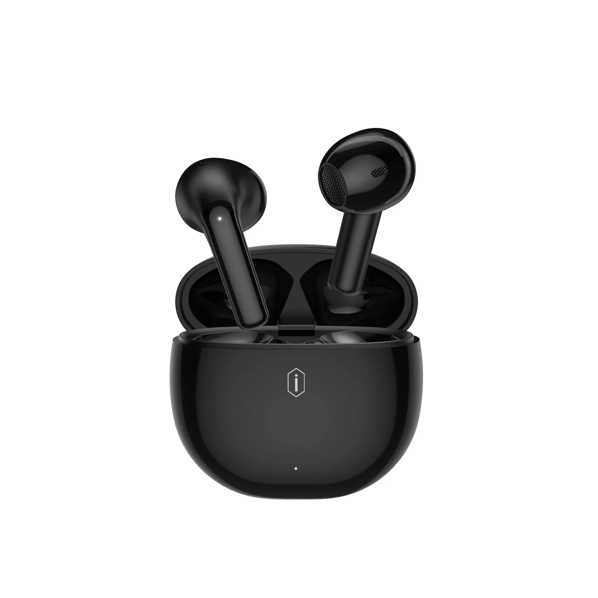 WIWU T32 ENC Plus Wireless Earbuds (BT 5.4, 32dB ANC + ENC, IPX4) (Black)