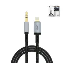 WIWU Legend Wi-C048L USB-C to 3.5mm Audio Adapter 1.5m (Black)