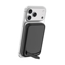 WiWU Classic Stand Wi-P064 10000mAh Wireless Power Bank (22W, Magnetic Stand) (Black)
