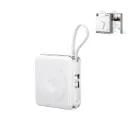 WIWU 3-in-1 Mag Plus XF17 10000mAh Magnetic Power Bank (15W Wireless) (White)