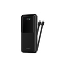 WiWU Essen Wi-P081 10000mAh Power Bank 22.5W (USB-C/USB-A, 3C Certified) (Black)