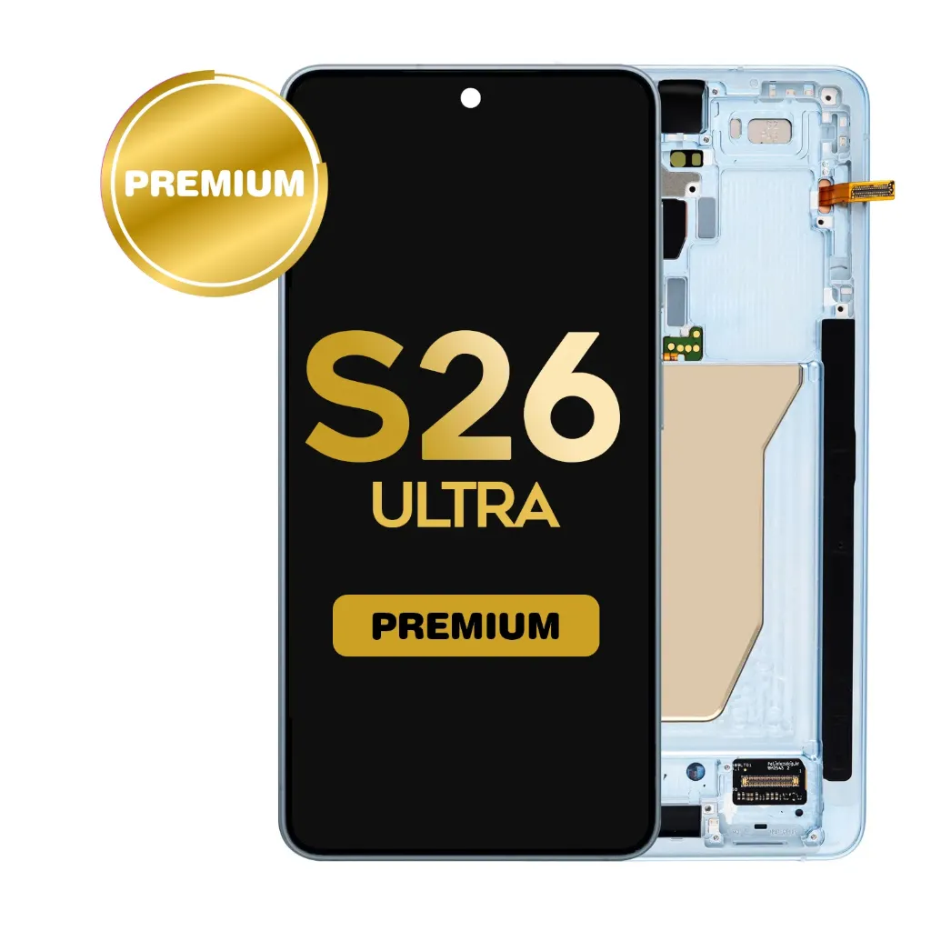 OLED Assembly with Frame for Samsung Galaxy S26 Ultra (S948) - Sky Blue (Premium)