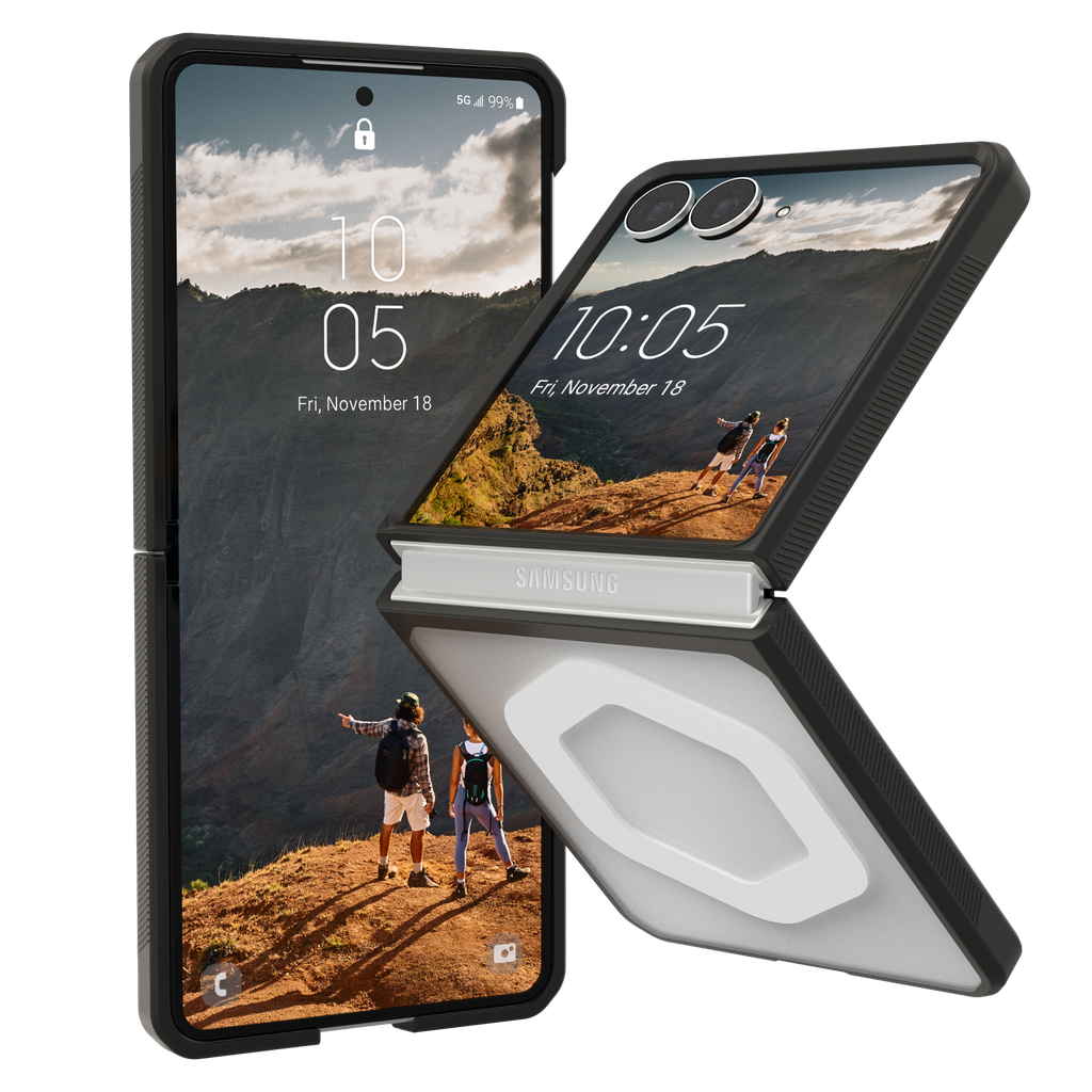 Urban Armor Gear Uag - Mouve Case With Magnet For Samsung Galaxy Z Flip8 - Ice