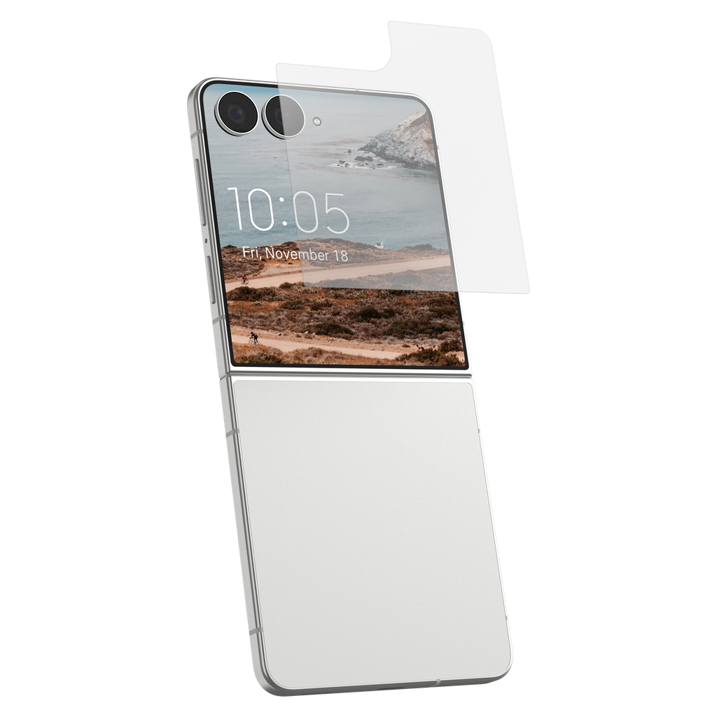 Urban Armor Gear Uag - Glass Shield Screen Protector For Samsung Galaxy Z Flip8 - Clear