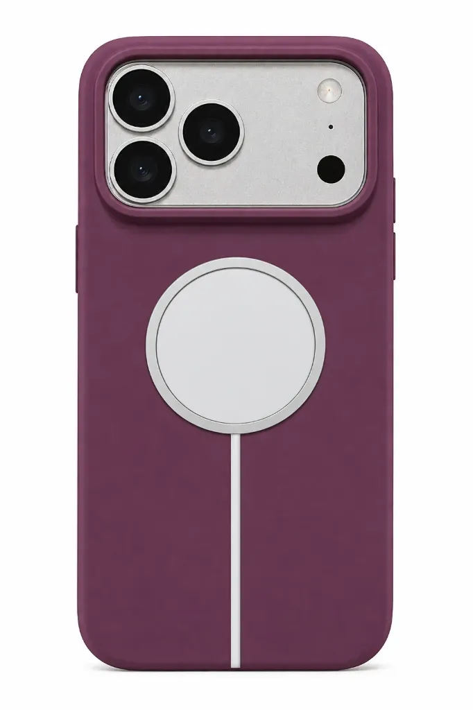 MagSilicone Case for iPhone 17 Pro Max / 18 Pro Max - Dark Cherry