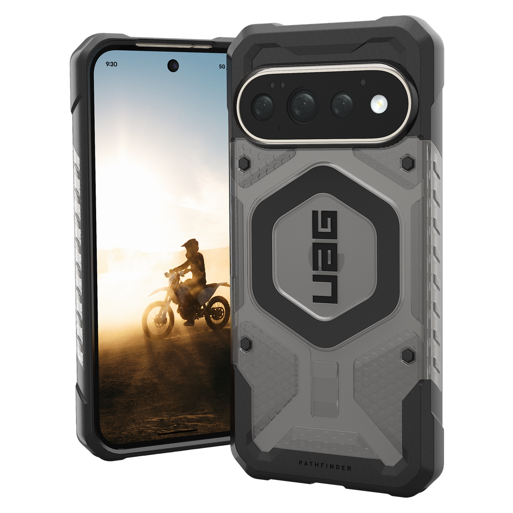 Urban Armor Gear Uag - Pathfinder Clear Magsafe Case For Google Pixel 11  /  Pixel 11 Pro  /  Pixel 10  /  Pixel 10 Pro - Ash And Black
