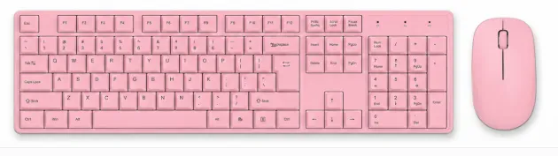 TopTech 2-in-1 Wireless Keyboard + Mouse (Pink) (X-201)