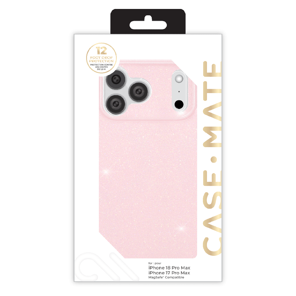 Case-mate - Opaque Twinkle Magsafe Case For Apple Iphone 18 Pro Max / 17 Pro Max - Ballet Pink