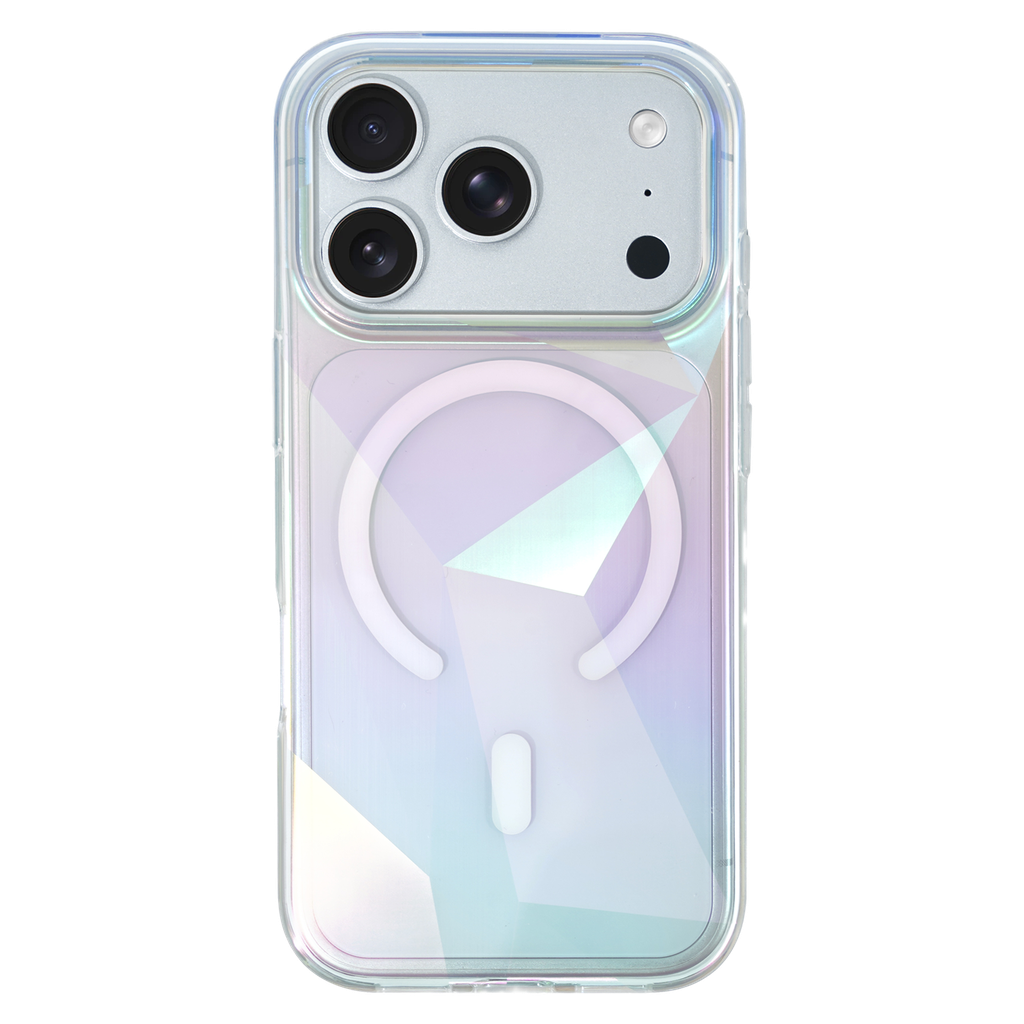 Prodigee - Geo Magsafe Case For Apple Iphone 18 Pro / 17 Pro - Iridescent