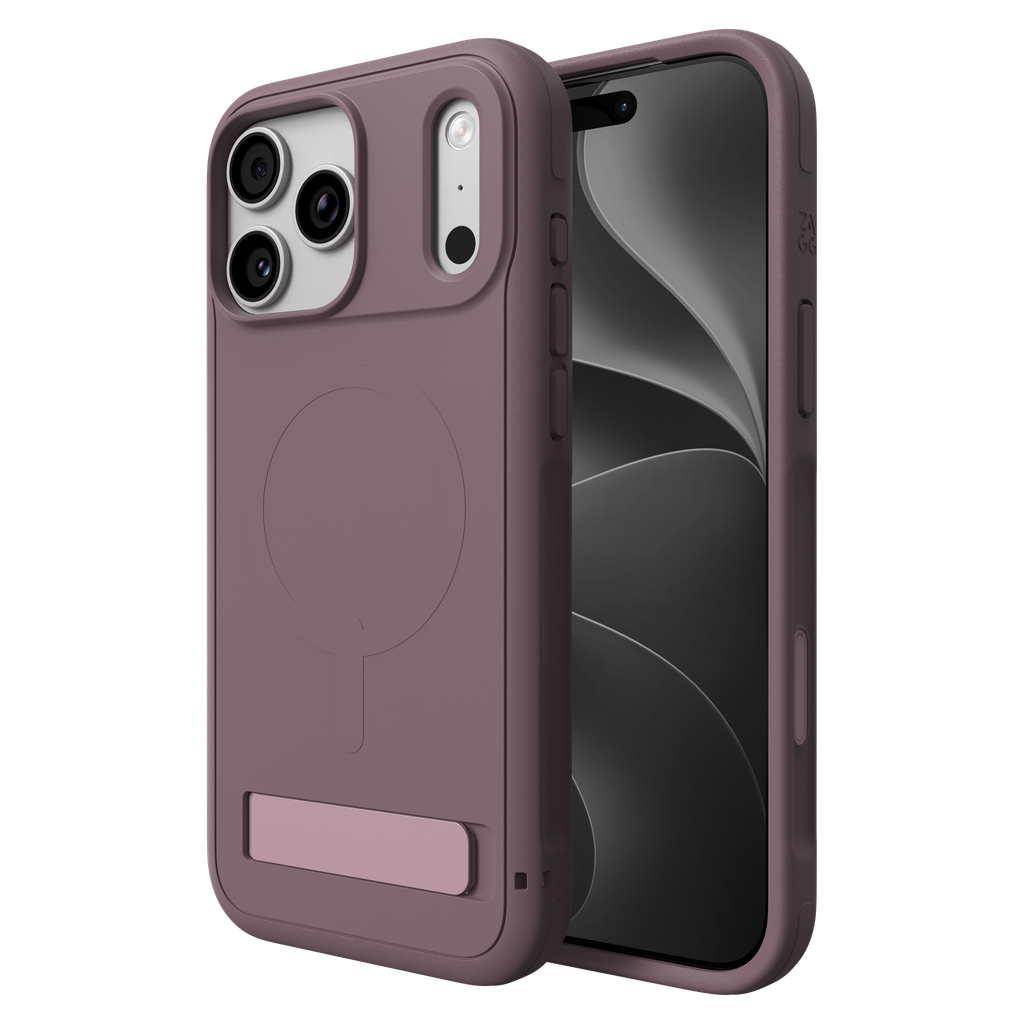 Zagg - Sedona Snap Magsafe Case With Kickstand For Apple Iphone 18 Pro Max / 17 Pro Max - Mauve