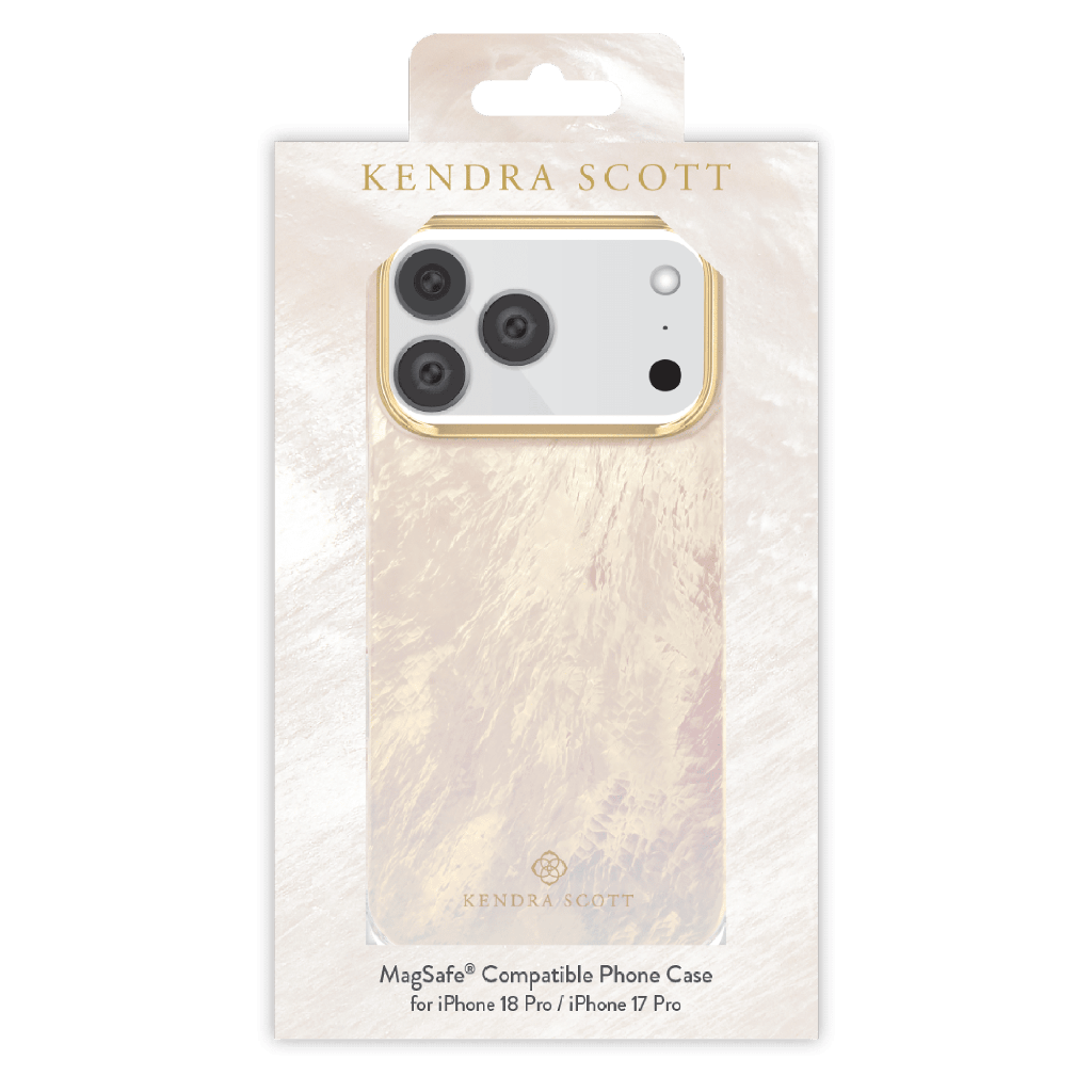 Kendra Scott - Magsafe Case For Apple Iphone 18 Pro / 17 Pro - Cream Pearl