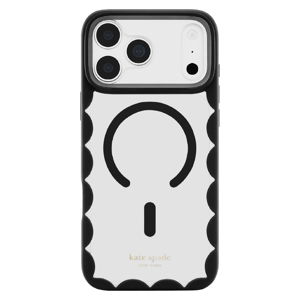Kate Spade - Scallop Magsafe Case For Apple Iphone 18 Pro Max / 17 Pro Max - Black