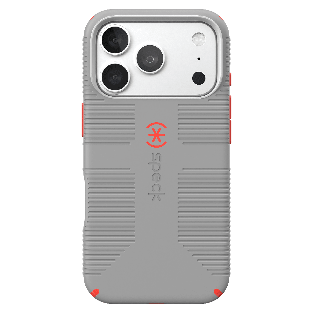 Speck - Candyshell Grip Magsafe Case For Apple Iphone 18 Pro / 17 Pro - Overcast Grey
