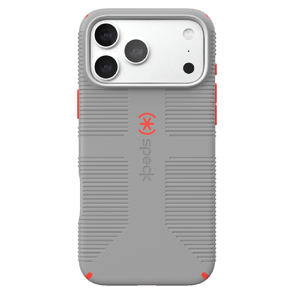 Speck - Candyshell Grip Magsafe Case For Apple Iphone 18 Pro Max / 17 Pro Max - Overcast Grey
