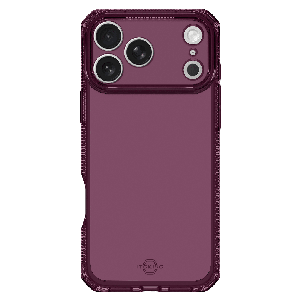 Itskins - Spectrum R Clear Case For Apple Iphone 18 Pro / 17 Pro - Plum