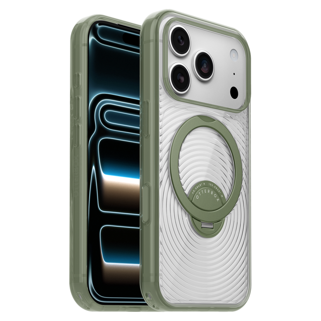 Otterbox - Symmetry Stand Magsafe Case With Camera Control For Apple Iphone 18 Pro / 17 Pro  - Calyx Green