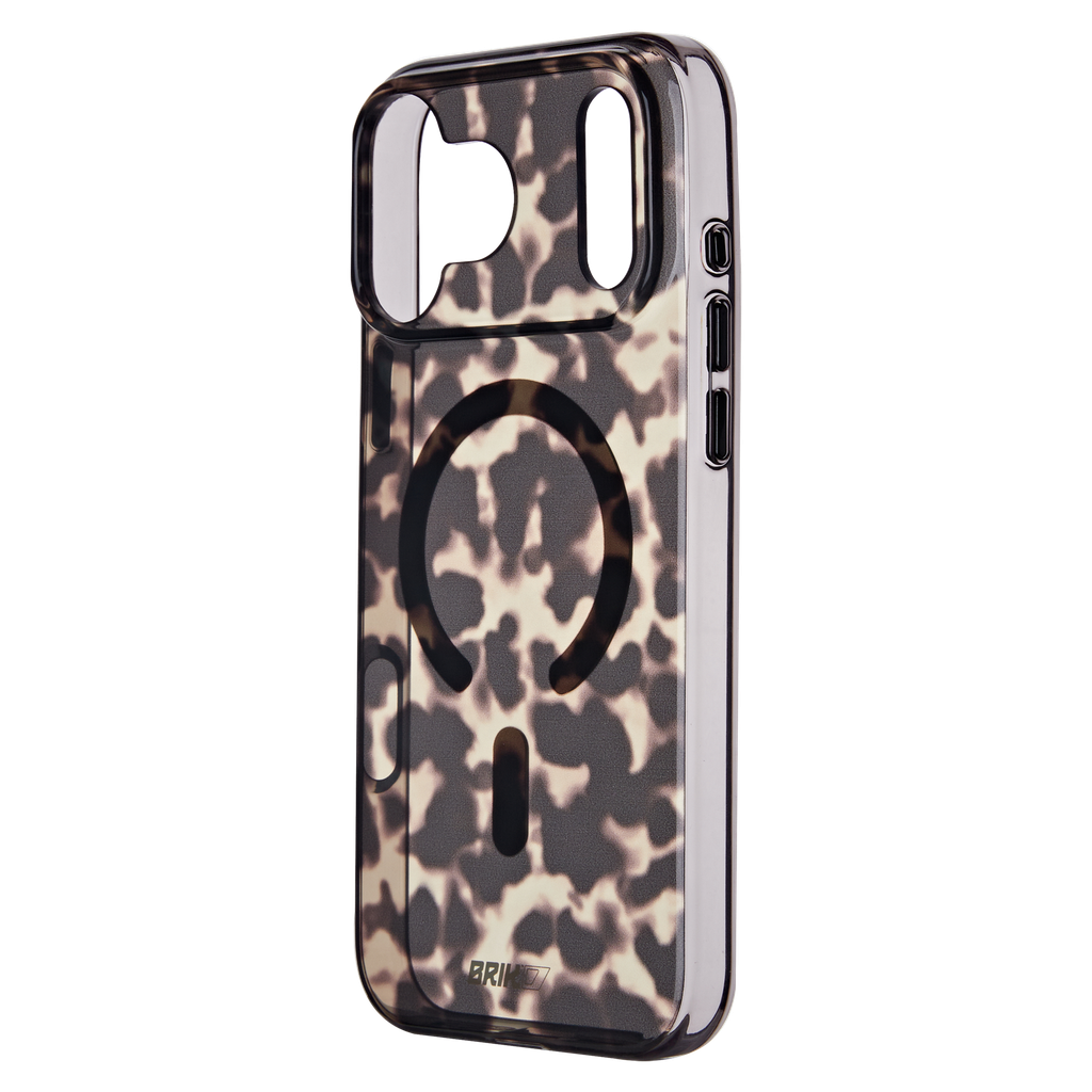 Brik - Tortoise Magsafe Case For Apple Iphone 18 Pro Max / 17 Pro Max - Brown