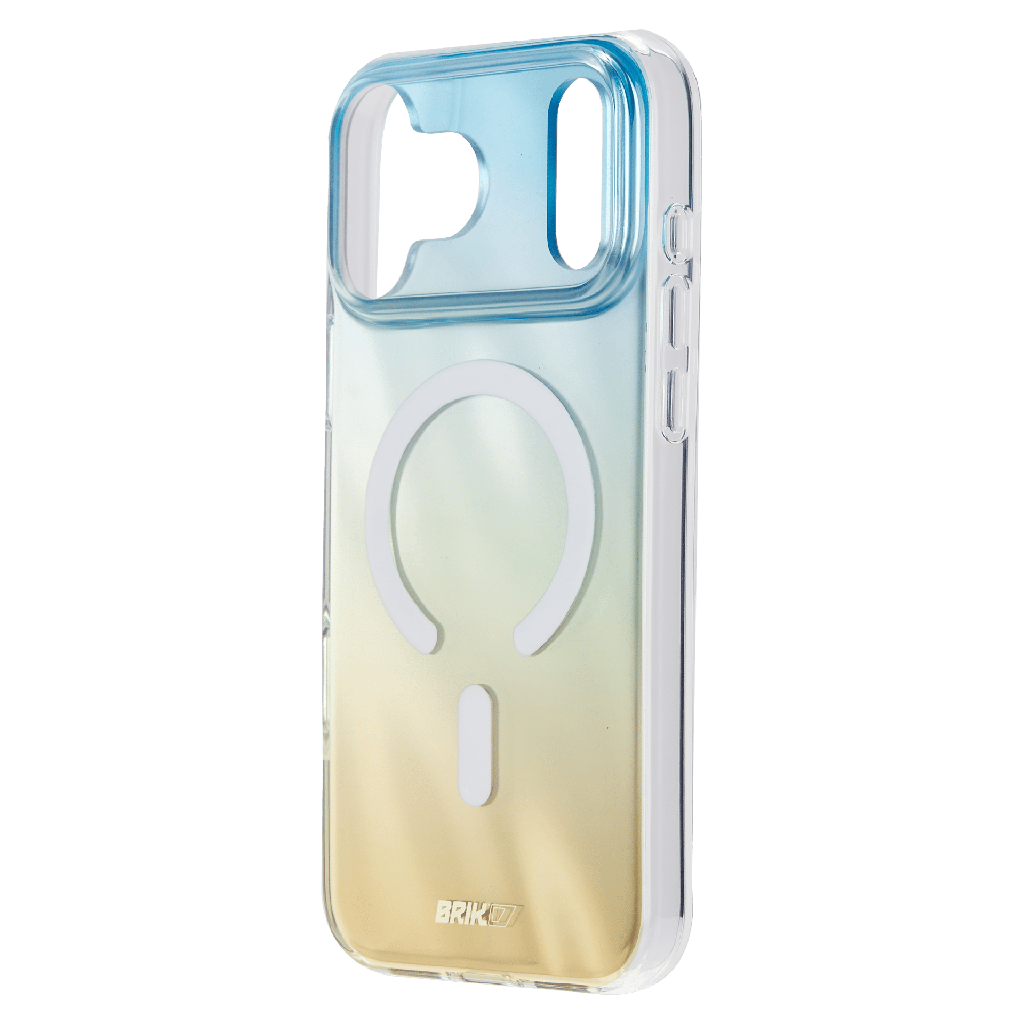 Brik - Cool Blue Iridescent Magsafe Case For Apple Iphone 18 Pro / 17 Pro - Blue