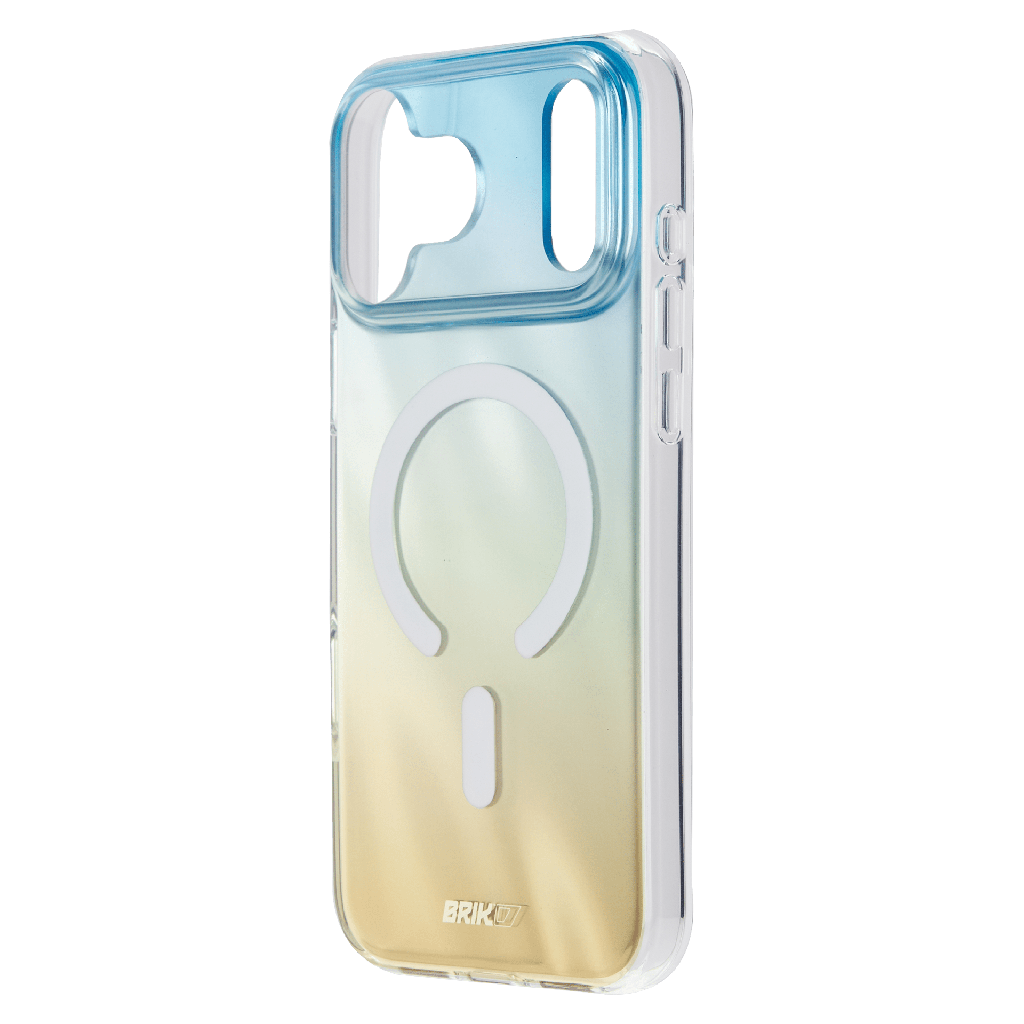 Brik - Cool Blue Iridescent Magsafe Case For Apple Iphone 18 Pro Max / 17 Pro Max - Blue