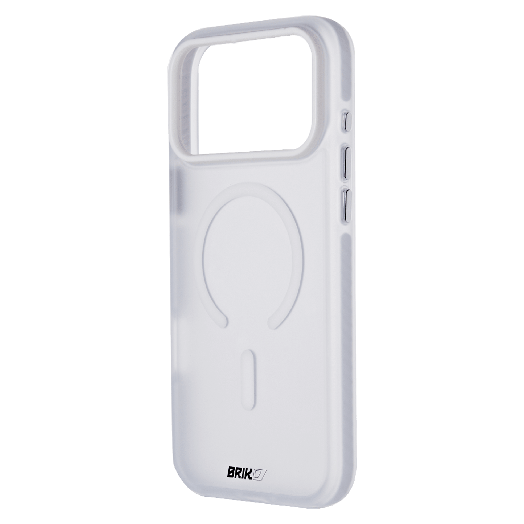 Brik - Frosted Magsafe Case For Apple Iphone 18 Pro Max / 17 Pro Max - White