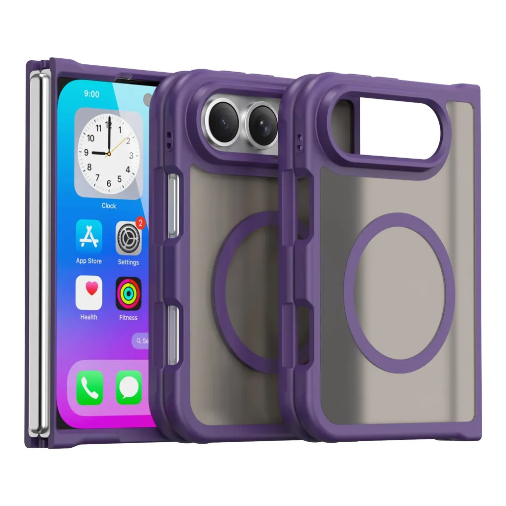 Matte Color Protection Case with Magsafe for iPhone Duo - Purple