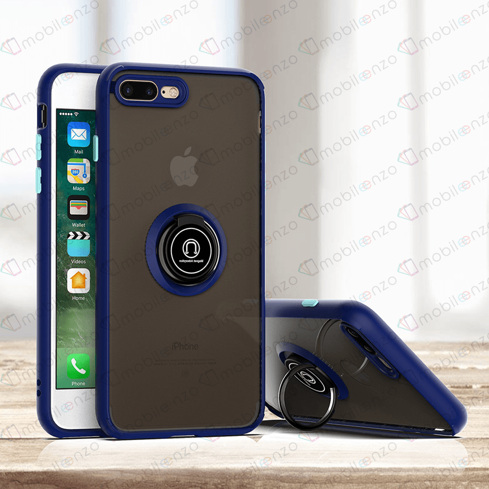 Matte Ring Case  for iPhone 7/8 - Dark Blue