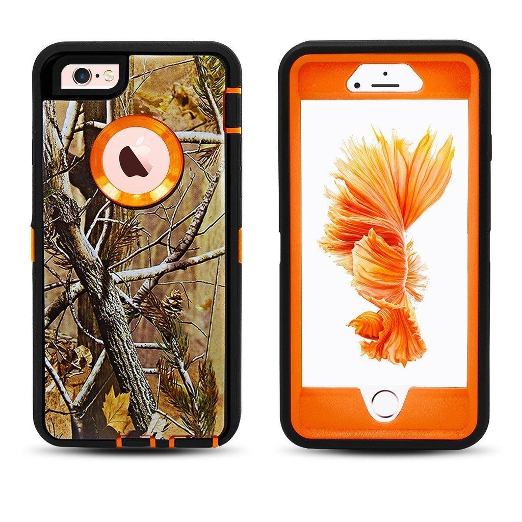 DualPro Protector Case  for iPhone 7/8 - Camouflage Orange