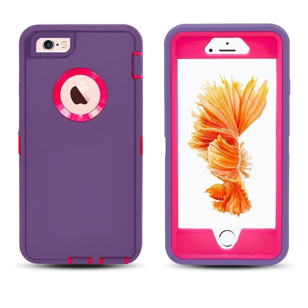 DualPro Protector Case  for iPhone 7/8 - Purple & Pink
