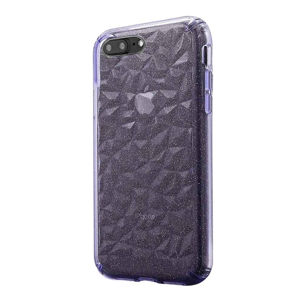 3D Crystal Case  for iPhone 7/8 Plus - Glitter Purple