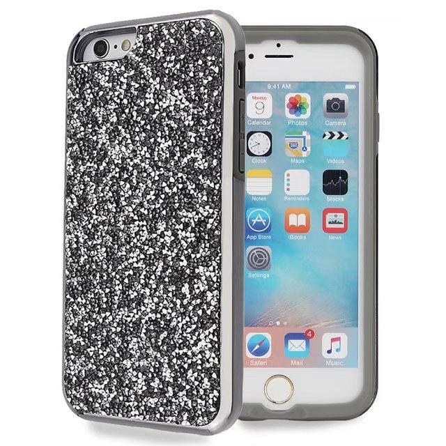 Color Diamond Hard Shell Case  for iPhone 7/8 Plus - Black