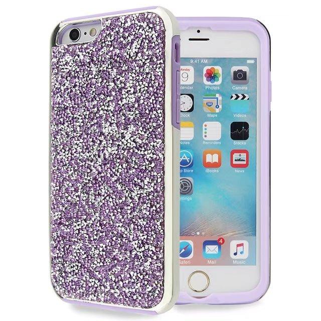 Color Diamond Hard Shell Case  for iPhone 7/8 Plus - Purple