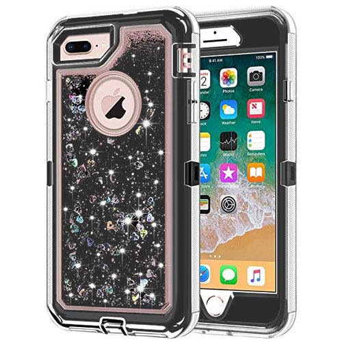 Liquid Protector Case  for iPhone 7/8 Plus - Black