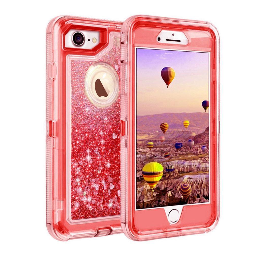 Liquid Protector Case  for iPhone 7/8 Plus - Red