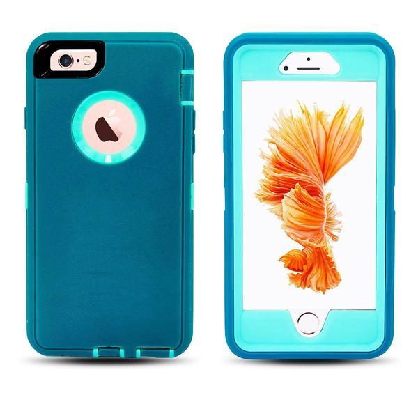 DualPro Protector Case  for iPhone 7/8 Plus - Teal & Light Blue