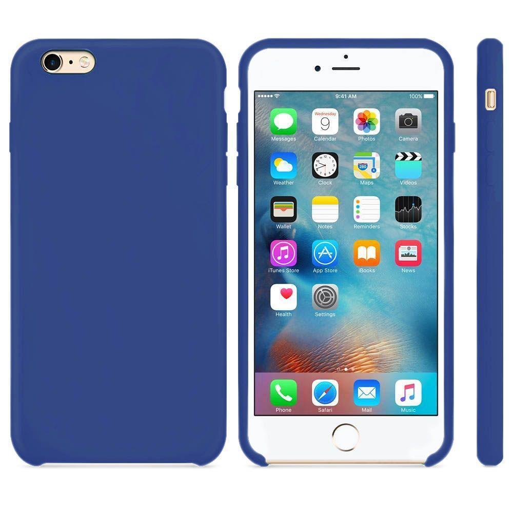 Premium Silicone Case for iPhone 7/8 Plus - Dark Blue