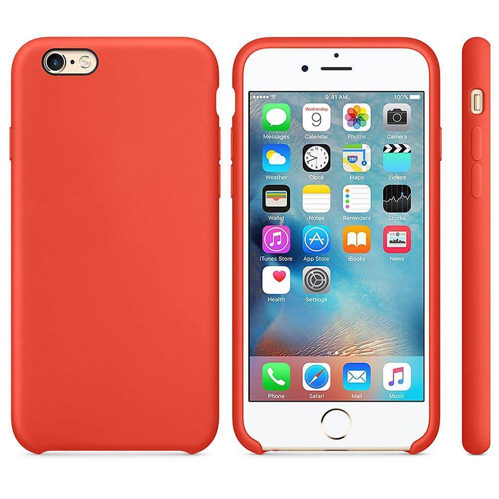 Premium Silicone Case for iPhone 7/8 Plus - Red